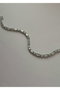 Heliophilia Silver Pulsera de Latón Plateada 14 cm